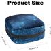 Green Galaxy Starry Sky Sanitary Napkin Storage Bag - Large Capacity Menstrual Cup Pouch & Makeup Organizer - Buy Online on GoSupps.com