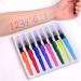 Face Paint Temporary Tatt Markers 8 Colors Body Pen Body Paint Kit Skin Safe Fine Tip Temporary Tatt Pens Fake Tatt s Kit for Kids Women Men