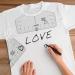 Koogel 8 Pcs Tshirt Ruler - T-Shirt Alignment Guide Tool for Centering Designs - Transparent V-Neck/Round T Ruler for Children, Youth, and Adults - Front and Back Measurement - Buy Online on GoSupps.com