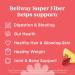 Bellway Super Fiber Powder + Collagen Sugar-Free Psyllium Husk Powder with Collagen Peptides and Hyaluronic Acid for Gut Health Healthy Skin Nails Bones & Joints Strawberry Lemonade (11 Servings) - Buy Online on GoSupps.com