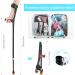 Antdvao Folding Forearm Crutches Pair - Lightweight & Adjustable with Rubber Handles - Non-Slip & Comfortable Grip - Heavy Duty Support (Red) - Buy Online on GoSupps.com