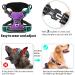 Adjustable No-Pull Heele Dog Harness - Reflective Breathable Padded Handle - Large Dogs (43-86cm) - Purple - Buy Online on GoSupps.com