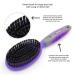 Hertzko Double Sided Combo Pins and Bristle Brush - Ideal for Dogs and Cats with Long or Short Hair - Removes Loose Hair and Tangles Effectively - Single Sided - Buy Online on GoSupps.com