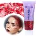 Body Glitter Gel Festival Glitzer Face 50ml glitter Liquid gel body glitter festival accessories glitter for make -up cosmetic festival party DIY nails lips (red)