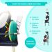 Inflatable Donut Pillow Adjustable Butt Cushion Seat for Long Sitting to Helps Relieve Pressure from Hemorrhoid Treatment Tailbone Pain Coccyx Pain Sciatica Postpartum (Pink) (green) - Buy Online on GoSupps.com