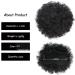 Afro Puff Drawstring Ponytail for Black Women Short Kinky Curly Afro Ponytail Synthetic Hair Afro Bun Drawstring Ponytail for Women(small size(Pack of 2) natural black(2#) small size(Pack of 2) natural black(2#) - Buy Online on GoSupps.com