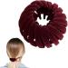Magic Hair Clips Bird Nest Velvet Magic Hair Clip Convenient Styling Accessories for Long Short Curly Straight Hair Anti-slip Hair Supplies for Work Study Makeup Facial Washing home Wine Red - Buy Online on GoSupps.com