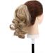S-noilite Synthetic Clip-In Ponytail Extension - Curly Ash Blonde 12 Inch - 110g - Buy Online on GoSupps.com