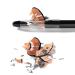 Eye Embrace Cool Helen Classic Light Gray Waterproof Eyebrow Pencil - Dual-Ended with Sharpener & Spoolie Brush - Cruelty-Free - Buy Online on GoSupps.com