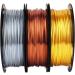 Shiny Silk Gold Silver Copper PLA Filament Bundle 1.75mm 3D Printer Filament Each Spool 0.5kg 3 Spools Pack with One 3D Printer Remove or Stick Tool MIKA3D 500g X 3 Silk Silver/Copper/Gold - Buy Online on GoSupps.com