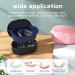 Denture Bath Box & Brush Set with Mirror - Black | Denture & Retainer Case - Buy Online on GoSupps.com