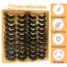 Timelabs 01 25mm Fluffy Lashes Bundle - 20 Pairs of 5D Full Volume Fake Eyelashes in 5 Styles | Wholesale Mink Lashes Collection - Buy Online on GoSupps.com