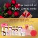 Rose & Jasmine Bath & Shower Set - Home Spa Gift Basket for Women & Men | Relaxing Spa Kit with Bath Salts, Shower Gel | Perfect Gift for Birthday - Buy Online on GoSupps.com