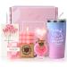 MACEVIA Birthday Gifts for Women Unique Gift Ideas for Birthday Christmas Gifts for Women Mom Wife Sister Girlfriend Her -Rose Spa Gift Basket Set