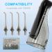 Replacement Heads for COSLUS Water Flosser | Compatible Jet Tips for F5020E - A-4 Classic (Black - Buy Online on GoSupps.com