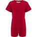 Kaycey Short Sleeve Popper Vest Bodysuit 7-8 Years Red - Special Needs Adaptive Clothing for Children with Supersoft Cotton Fabric - Buy Online on GoSupps.com