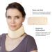 RESTCLOUD Adjustable Neck Support Collar - Soft Foam Neck Pillow for Pain Relief - Universal Fragrance - Ideal for Sleeping (White 6.4 cm Deep) - Buy Online on GoSupps.com