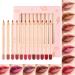  G n rique Lip Pencil Set | 12-Color Multifunctional Lip Pencil Nourishing Lipstick for Women Lovers Girlfriends Mothers Aunts Makeup Lovers and More - Buy Online on GoSupps.com
