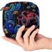 Octopus Sea Wave Tropical Fish Sanitary Napkin Storage Bag | Portable Period Pouch for Women & Teens - Menstruation Cup & Nursing Pad Holder - Buy Online on GoSupps.com