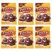 Balocco Set of 6 Balocco Faccine Biscotti con cioccolato e nocciole with chocolate and hazelnut cookies 100% Italian biscuits 700 g
