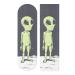 JRDD Skateboard Grip Tape Aliens and Astronauts Long Boards Grip Tape Non-Slip Grip Tape Sheet Sticker Waterproof Sandpaper Grip Tape 33.1x9.1 Inch Longboard Griptape for Outdoor Recreation