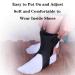 Buy SFKLYU Drop Foot Orthosis & Ankle Brace for Sprains | Support for Volleyball Basketball & More - XL Style B Left - Buy Online on GoSupps.com