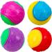 Bestomrogh 4Pcs Squeaky Dog Ball Set for Puppy and Dogs - Durable, Interactive and Anxiety-Relieving Chew Toys for Training and Teeth Cleaning - Buy Online on GoSupps.com