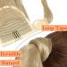 20 Inch Ash Blonde Synthetic Curly Wrap Around Ponytail Extension - Long Wavy Hairpiece for Magic Yaki Ponytail and Corn Wave Ponytail - Buy Online on GoSupps.com