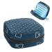 Sanitary Napkin Storage Bag Teeth Print Pattern Menstrual Cup Pouch Nursing Pad Holder Tampon Bags Feminine Product Pouches Portable Period Kit Bag Color 4