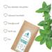 Organic Peppermint Tea Loose 100g - Premium Dried Mint Leaves | GMO Free & Additive Free | Noble Herb - Buy Online on GoSupps.com