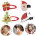 FRCOLOR 2 Sets Children's Hairpin Pumpkin Hair Bow Barrette Hair Accessories Santa Claus Hairpin Xmas Hair Kids Hairpin Kids Barrettes for Hair Kids Lovely Barrette Cute Zinc Alloy Clip - Buy Online on GoSupps.com
