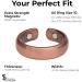 Smarter Lifestyle Copper Magnetic Therapy Ring - Pain Relief for Arthritis & Carpal Tunnel Syndrome (2-Pack) - Size 10 - Buy Online on GoSupps.com