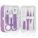 Manicure Kit Women Nail Clipper Set Nail Kits Manicure Set Finger Toe Nail Clippers Personal Care Set with Portable Travel Case Nail Cutter Grooming Kit Gifts for Women Wife Girls Girlfriend Parents Small-8Pcs