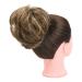 Elaine Synthetic Messy Bun Scrunchie: Medium Ash Brown & Light Ash Blonde Highlights - Women's Hair Updo Extension - Buy Online on GoSupps.com