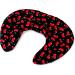 Cozy Cherry-Black Neck Pillow with Stand-Up Collar - Heat Pad & Cherry Stone Comfort - Buy Online on GoSupps.com