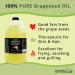 GreenIVe Grapeseed Oil Organically Grown 100% Pure Cold Pressed Light Flavor High Tempurature Cooking (128 Fl Oz (Gallon)) 8 Pound (Pack of 1) - Buy Online on GoSupps.com