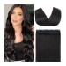 hair extensions Hair Extensions Real Human Hair - One Piece Straight Soft One Piece Natural Human Hair Extensions Remy Hair Extensions Clip on 120gram for Women best tape in hair extensions(14 inches) 14 inches 120g/Set