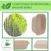 Kaderron 35 oz 50 Pack Compostable Large Paper Bowls with Lids - 100% Biodegradable Disposable Bowls | Leakproof & Microwave Safe - Buy Online on GoSupps.com