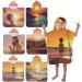 Personalized Hooded Bathing Poncho Towel for Kids | Aiorber 60x60cm | Stylish & Soft Baby Towel for Boys & Girls (1-6 Years) - Buy Online on GoSupps.com