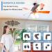 6 Piece Microfiber Duster Kit with Extendable Handle for High Ceilings - 100 Extension Pole, Long Feather Duster for Ceiling Fans, Cars, and Household Cleaning - House Cleaning Tool Set by OOSOFITT (Gray) - Buy Online on GoSupps.com
