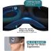 Upgraded Bluetooth 5.4 3D Sleep Mask Dual Sides Breathable Sleep Headphones up to 14-Hour Stand-by Bluetooth Eye Masks Wireless Earphones Eye Mask for Sleeping Cool Tech Gadget Travel Essentials Loup Pour Dormir Black - Buy Online on GoSupps.com