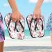 Mnsruu Cat Kitten Rose Flip Flops | XXL Home Hotel Spa & Travel Footwear for Men & Women - International Shipping Available - Buy Online on GoSupps.com