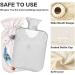 1L Heat Bottle - Durable Warm-Up Bag for Hand Foot & Neck Pain Relief | Watercolor Flower Patterns - Buy Online on GoSupps.com