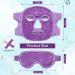 Reusable Ice Face Mask & Gel Eye Mask for Puffiness, Dark Circles, and Headaches - Purple - Buy Online on GoSupps.com