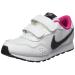 NIKE Boy's Md Valiant Btv Gymnastics Shoe 3 UK White Mtlc Pewter Summit White Black
