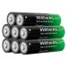 18650 Rechargeable Battery 9900mAh Button Top 8 Pack 3.7Volt Li-ion Batteries for Headlamp Flashlight