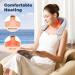 Knqze 4D Neck Massage Device with Heat - Wireless Shiatsu Pillows for Pain Relief | Expert Knet Massage for Neck Shoulder & Legs - KN6 Gray - Buy Online on GoSupps.com
