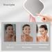 VIHELI LED Makeup Mirror with Light | Portable USB Rechargeable Vanity Mirror - Touch Screen Dimming (White) - Buy Online on GoSupps.com