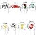 Arthsdite 24 PCS Race Car Cupcake Toppers Traffic Light Steering Wheel Trophy Flag Helmet Racing Car Cupcake Picks for Let's Go Racing Sports Theme Baby Shower Boys Birthday Party Cake Decorations Colorful - Buy Online on GoSupps.com