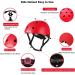KAMUGO Kids Adjustable Helmet & Protective Gear Set | Age 3-8 Boys Girls | Red | Bike Skateboard Scooter Rollerblading - Buy Online on GoSupps.com